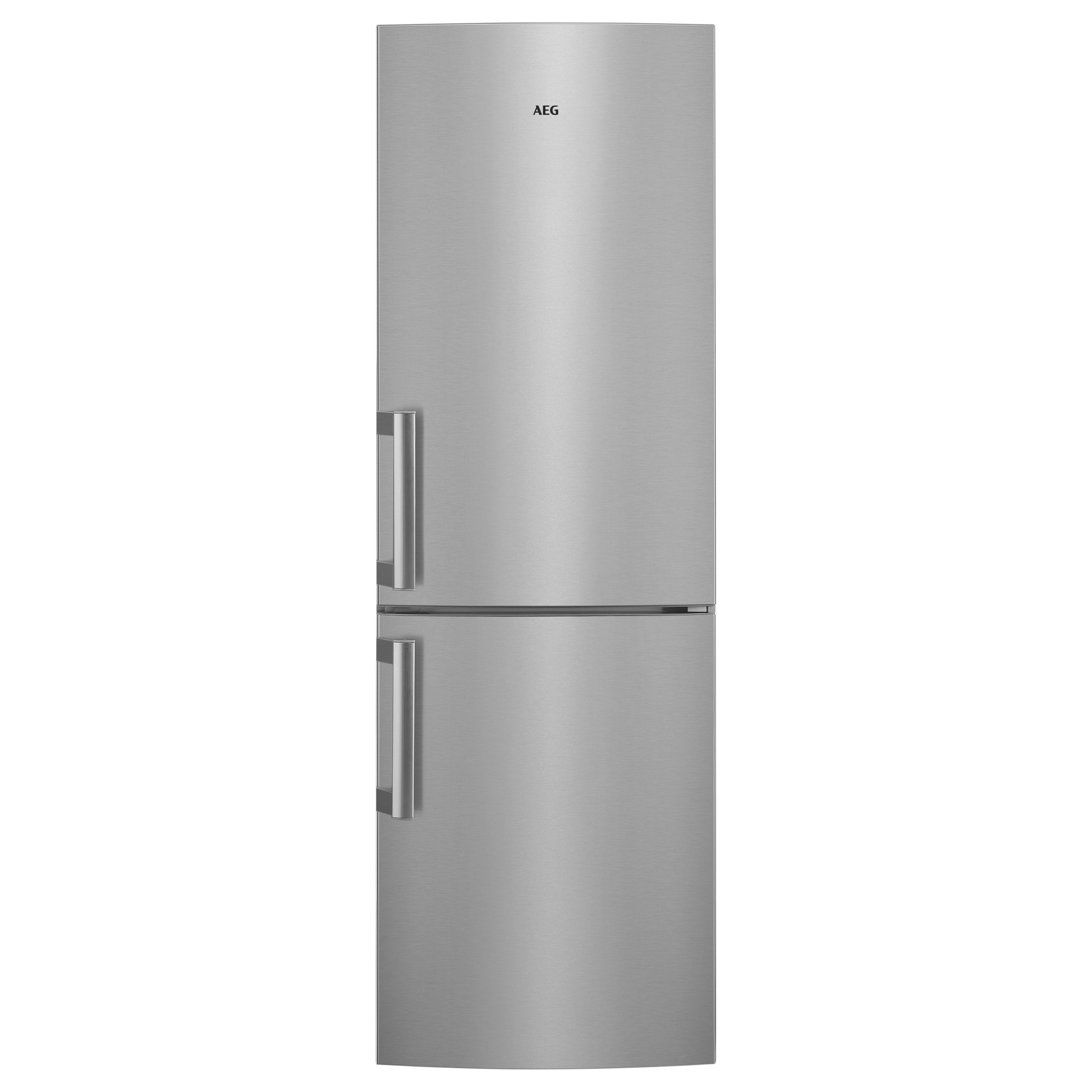 AEG RCB53325VX Freestanding CustomFlex Fridge Freezer, A++ Energy Rating, 60cm Wide, Silver
