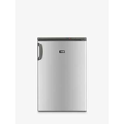 Zanussi ZFT11105XV Freestanding Freezer, A+ Energy Rating, 55cm Wide, Stainless Steel Look
