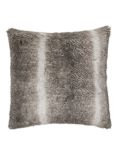 John Lewis Faux Fur Cushion, Grey