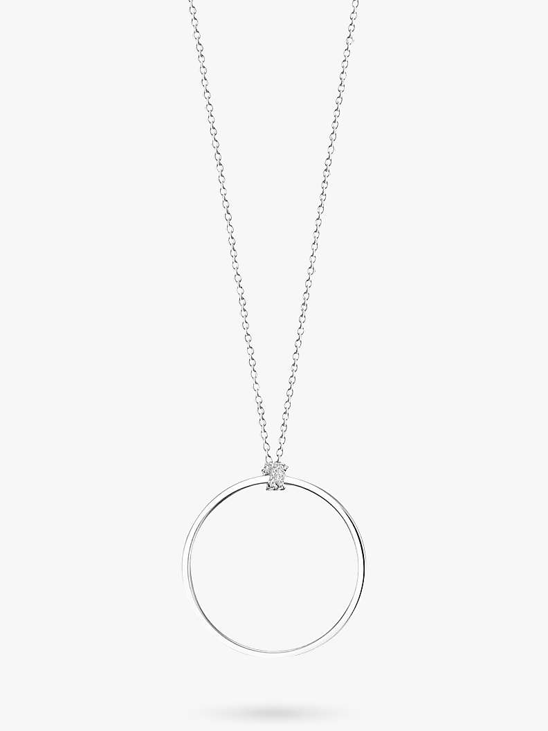 Buy THOMAS SABO Long Minimal Charm Necklace, Silver Online at johnlewis.com