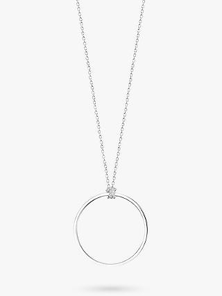 THOMAS SABO Long Minimal Charm Necklace, Silver