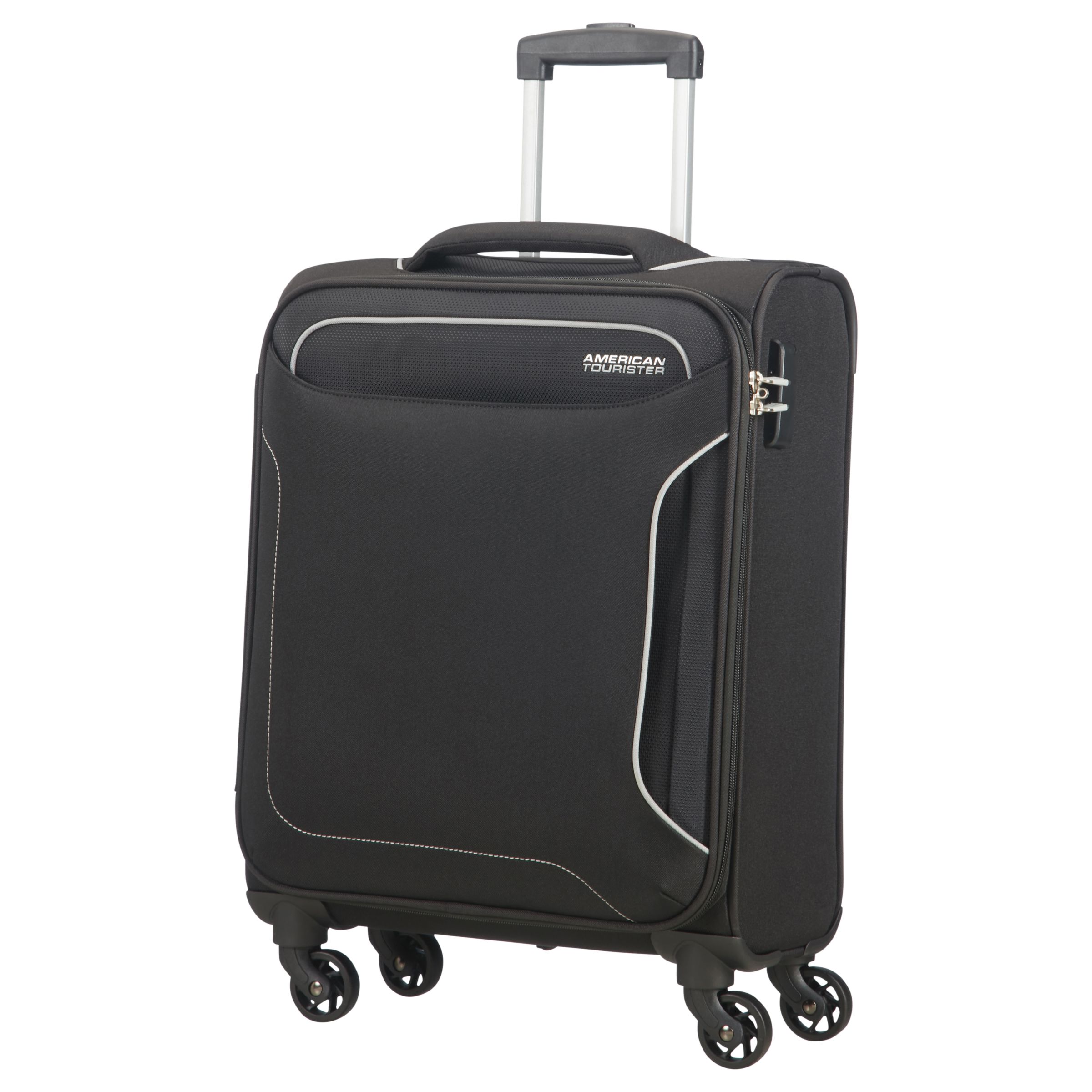 American Tourister Holiday Heat 4-Spinner 55cm Cabin Suitcase at John Lewis & Partners