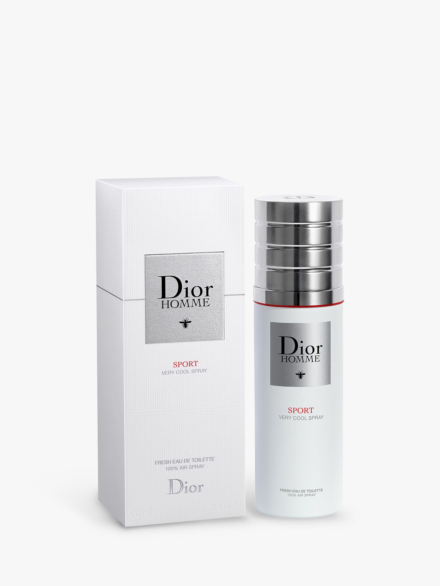 Dior Homme Sport Very Cool Spray Eau de Toilette, 100ml at John Lewis \u0026  Partners