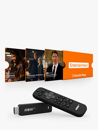 NOW TV Smart Stick with HD, Voice Search & 2 Month Entertainment Pass
