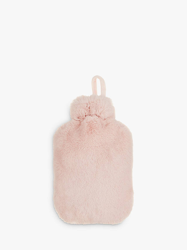 John Lewis & Partners Hot Water Bottle and Cover, Pink