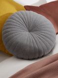 ANYDAY John Lewis & Partners Round Jersey Cushion, Steel