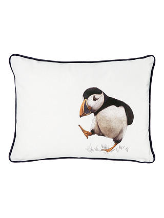 John Lewis & Partners Ben Rothery Puffin Cushion