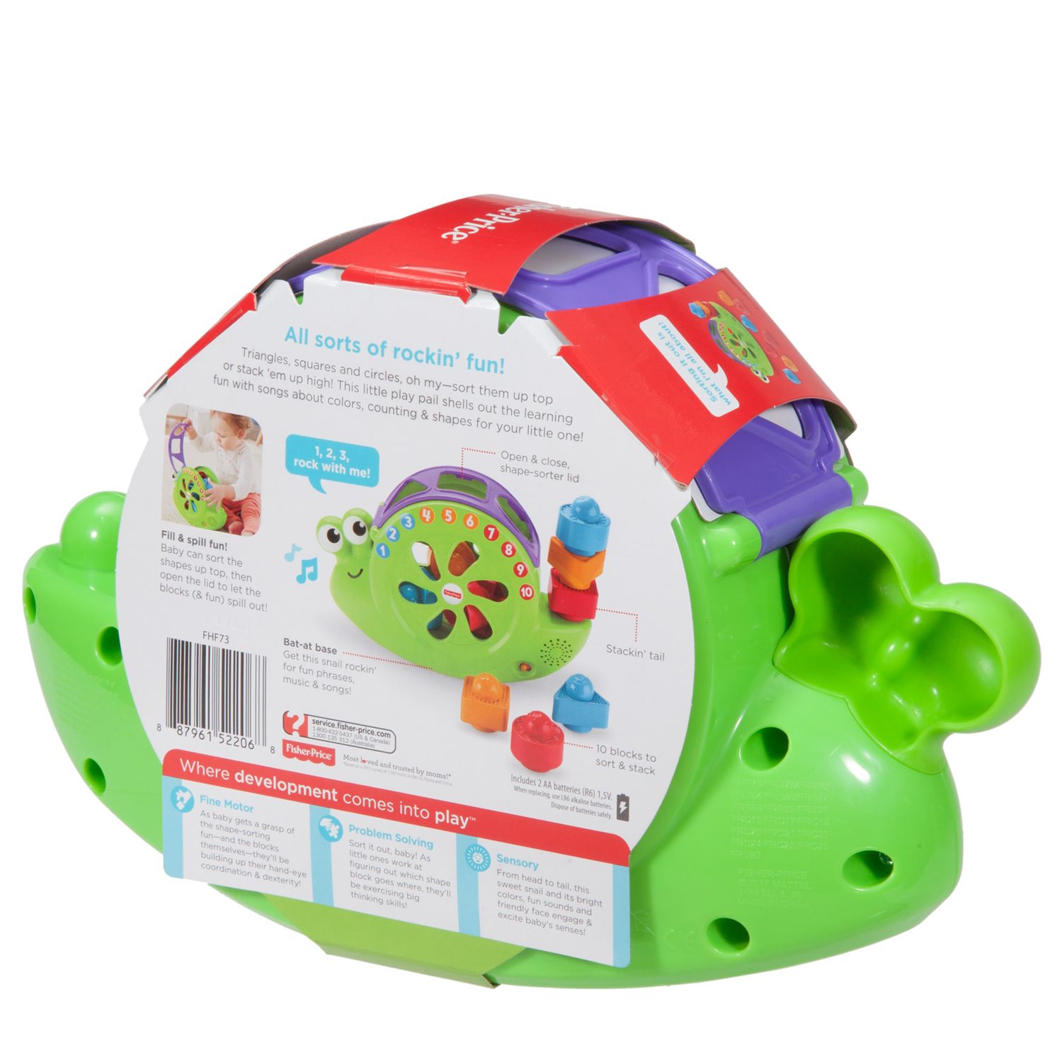 fisher price snail shape sorter