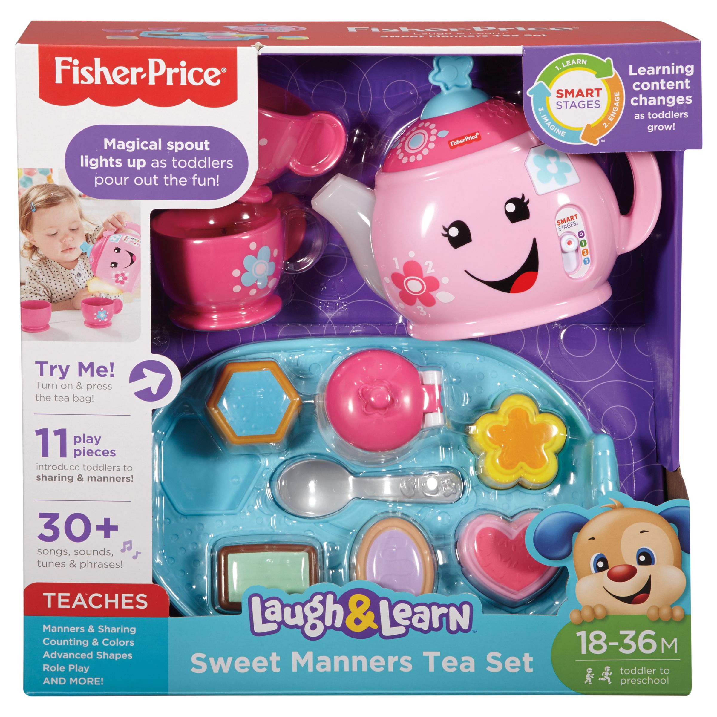 fisher price teapot laugh and learn