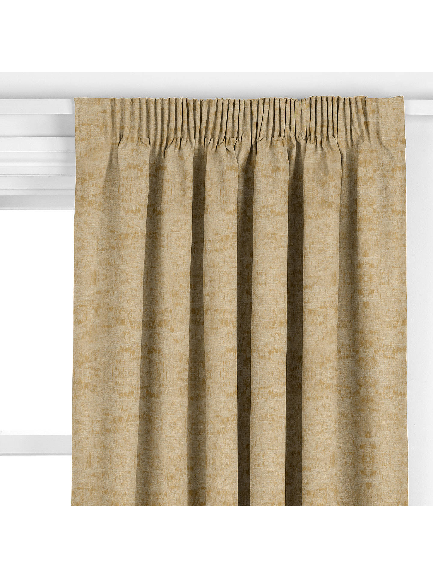 John Lewis Textured Chenille Made to Measure Curtains, Natural
