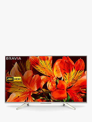 Sony Bravia KD55XF8577 LED HDR 4K Ultra HD Smart Android TV, 55" with Freeview HD & Youview, Silver
