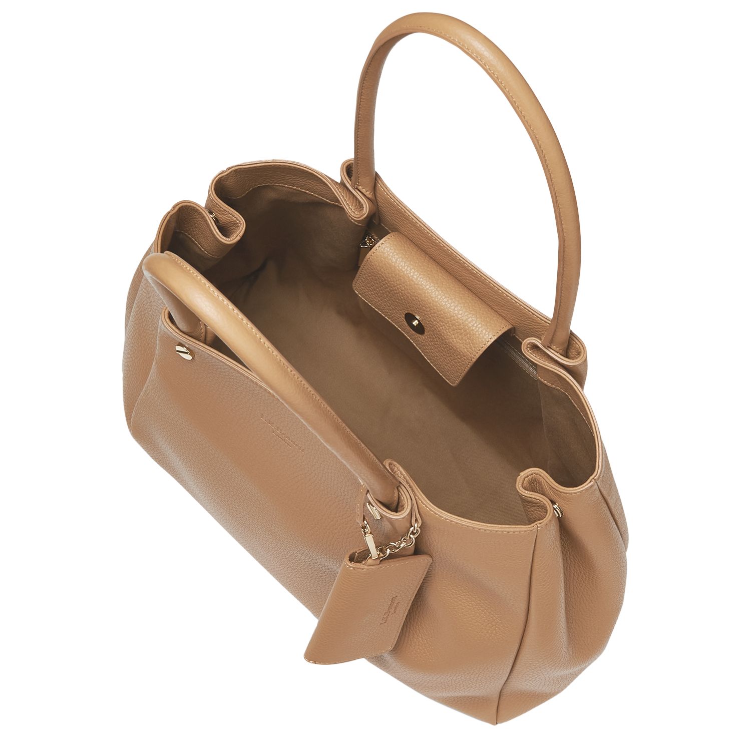 light tan handbag