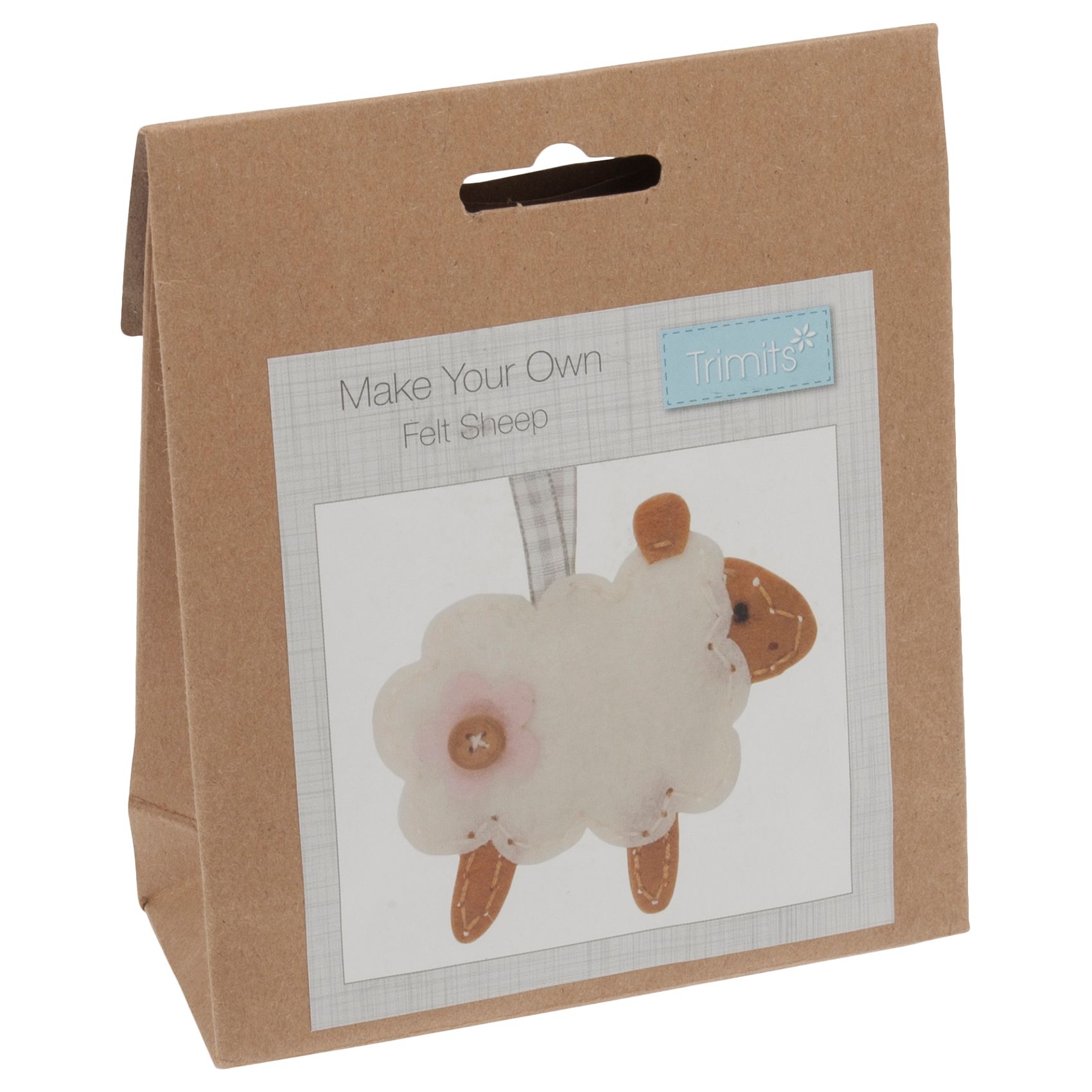 Trimits Make Your Own Felt Sheep Craft Kit at John Lewis & Partners