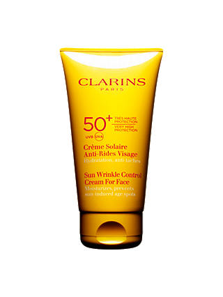 Clarins Sun Wrinkle Control Cream for Face, SPF 50+, 75ml