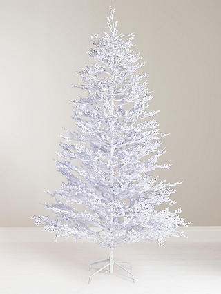 John Lewis & Partners Sapphire Snow Queen Pre-lit Christmas Tree, 7ft