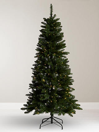 John Lewis & Partners Spire Spruce Pre-lit Christmas Tree, 6ft