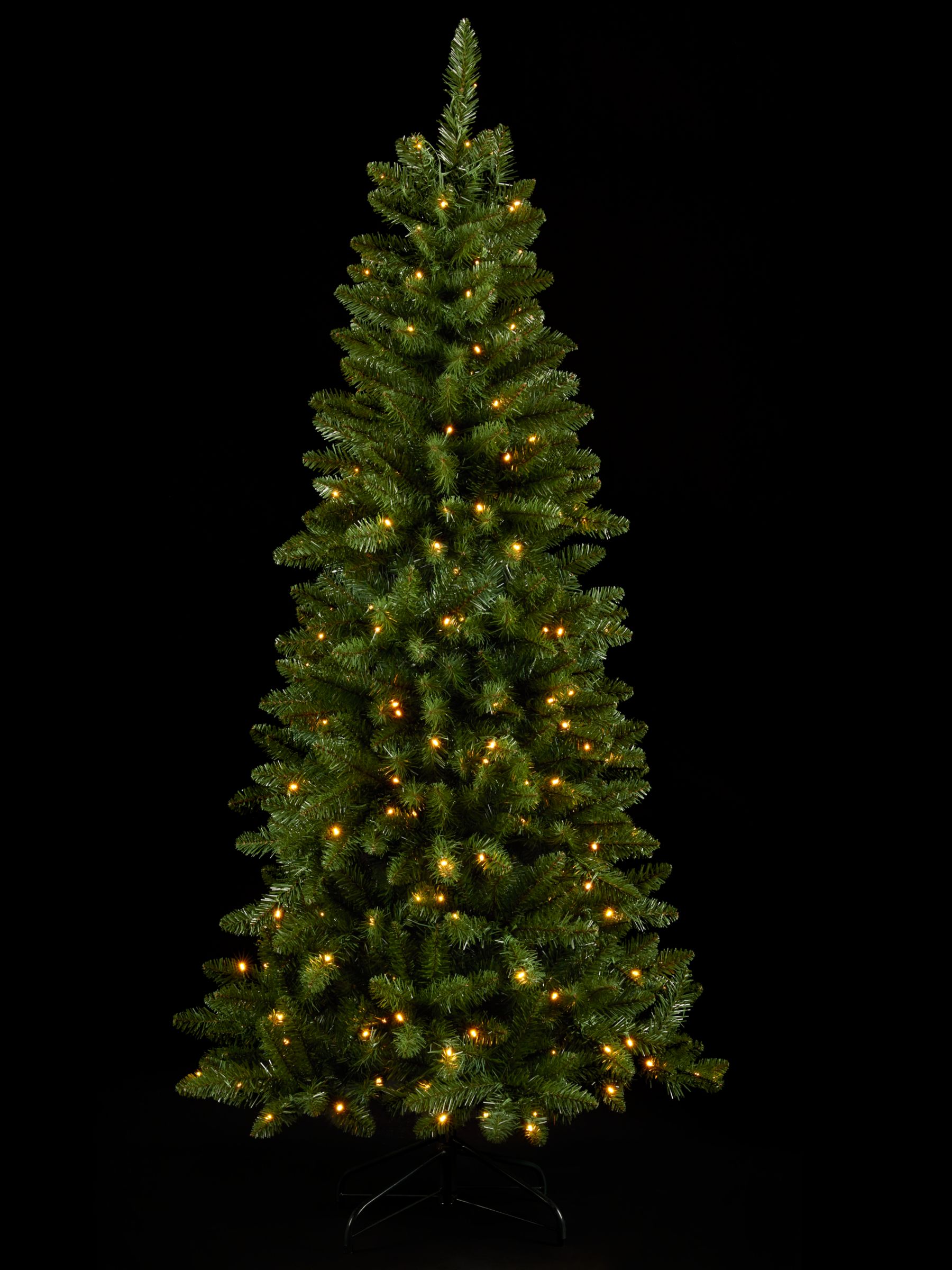 John Lewis & Partners Spire Spruce Prelit Christmas Tree, 6ft at John