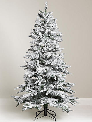 John Lewis & Partners Snowy Mountain Pine Unlit Christmas Tree, 6ft