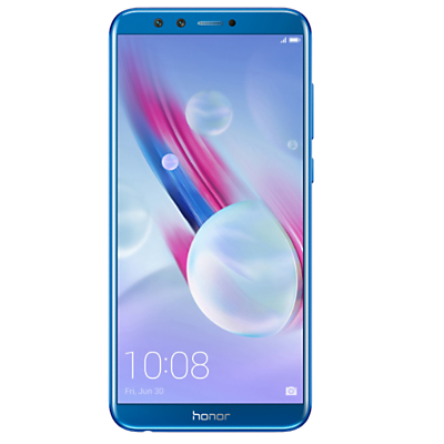 Honor 9 Lite Dual SIM Smartphone, Android, 5.65”, 4G LTE, SIM Free, 32GB, Sapphire Blue