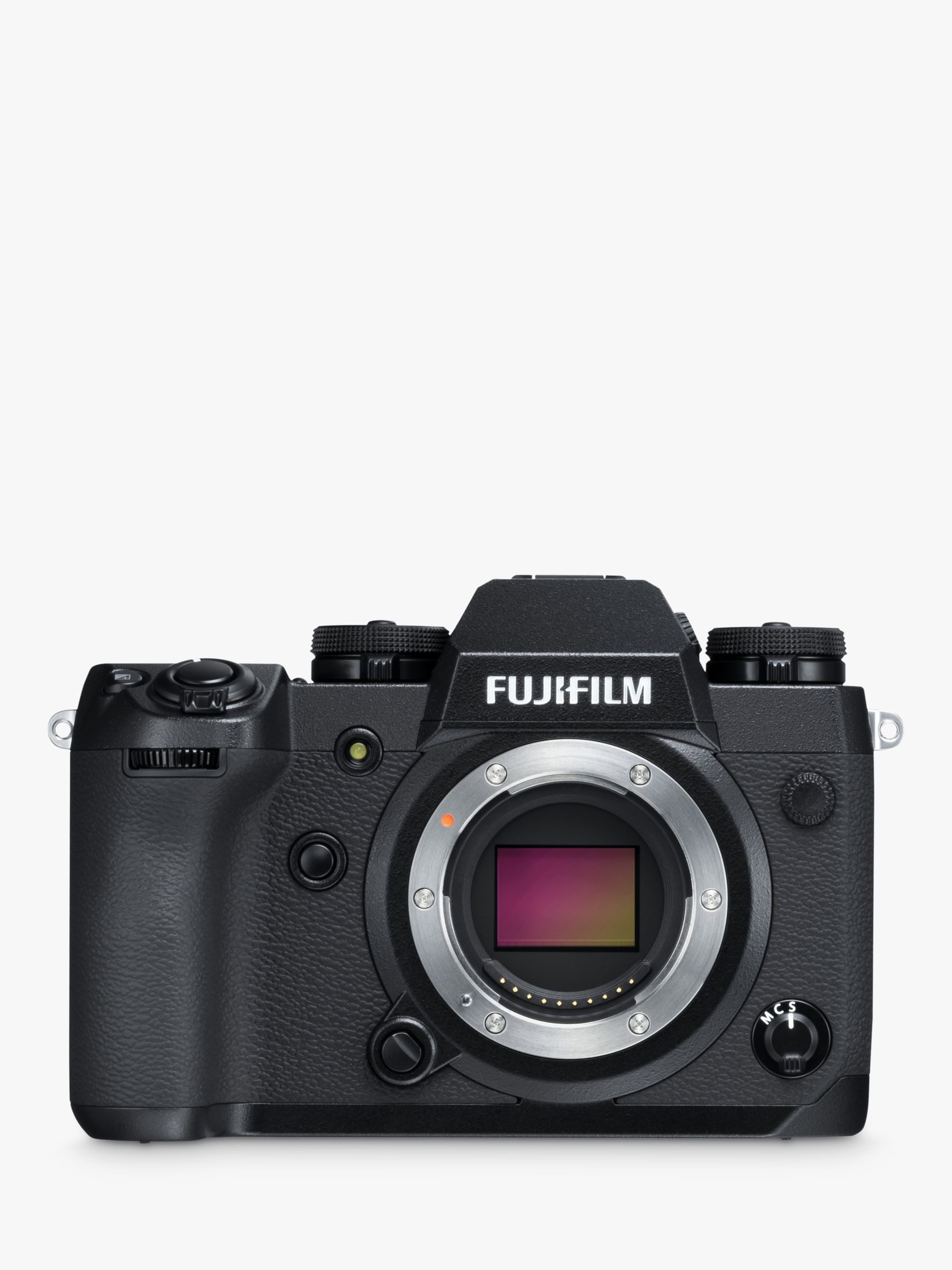 Fujifilm X-H1 Compact System Camera, 4K Ultra HD, 24.3MP, Wi-Fi, Bluetooth, OLED EVF, In-Body Image Stabilisation & 3 Tiltable LCD Touch Screen, Body Only, Black
