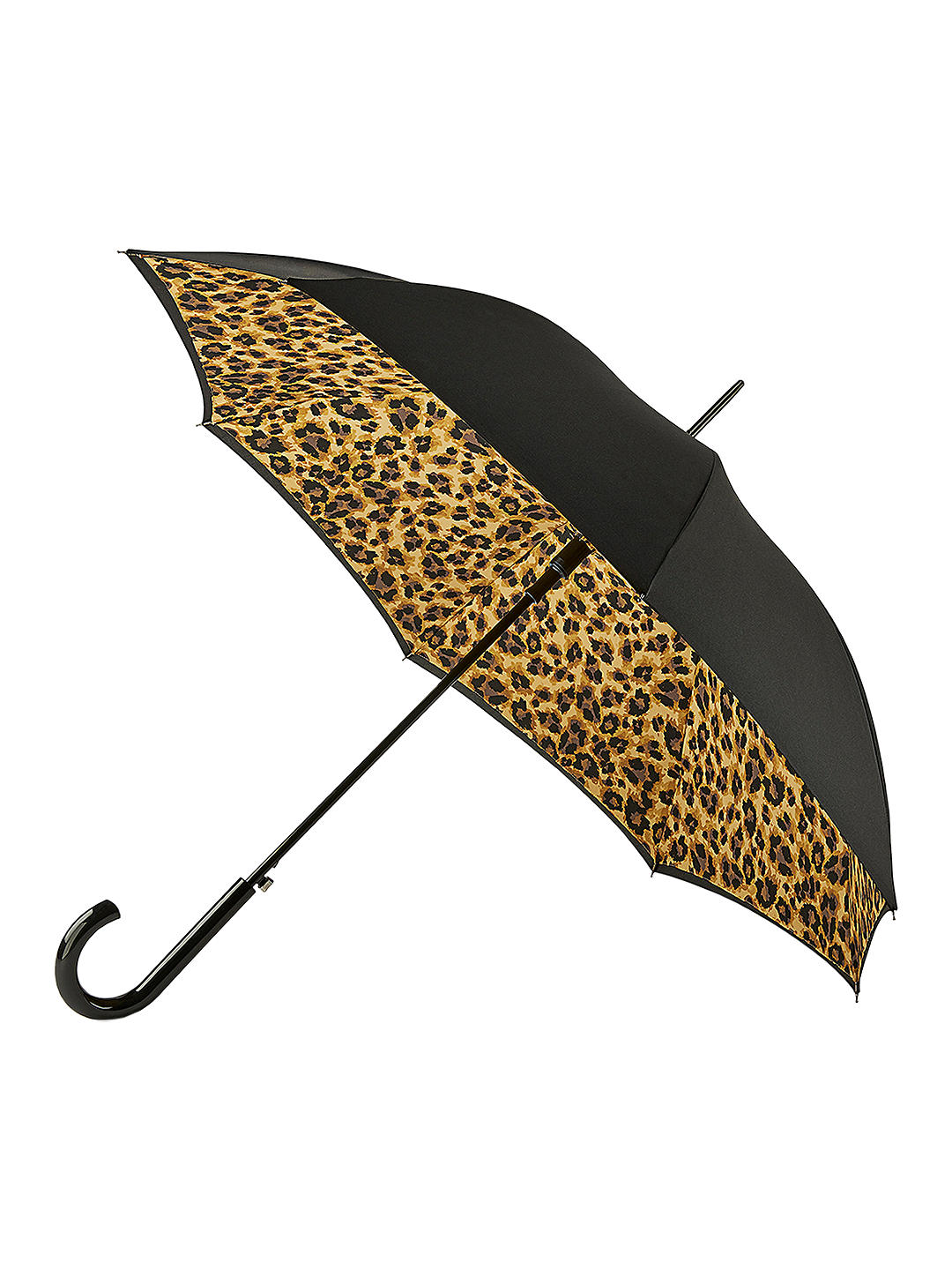 johnlewis.com | Fulton Lynx Bloomsbury Walking Umbrella, Black/Multi