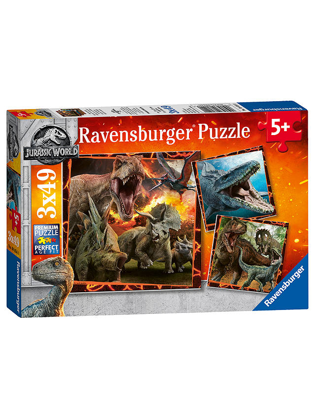 3 x 49 Teile Puzzle 3 x 49 Teile Ravensburger 08054 Puzzle Jurassic World 2 