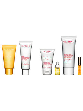 Clarins SOS Comfort Nourishing Balm Mask and Hand and Nail Treatment Cream with Gift (Bundle)