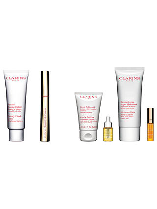 Clarins Beauty Flash Balm and Wonder Perfect Mascara with Gift (Bundle)