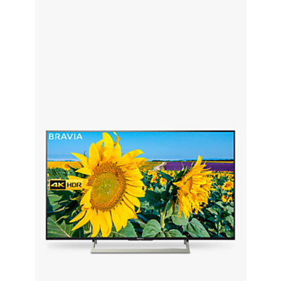Sony Bravia KD49XF8096 LED HDR 4K Ultra HD Smart Android TV, 49 with Freeview HD & Youview, Black
