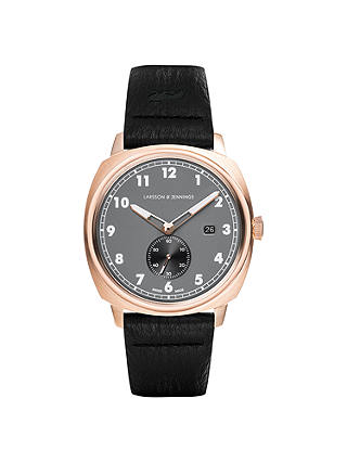 Larsson & Jennings Men's Meridian Date Leather Strap Watch