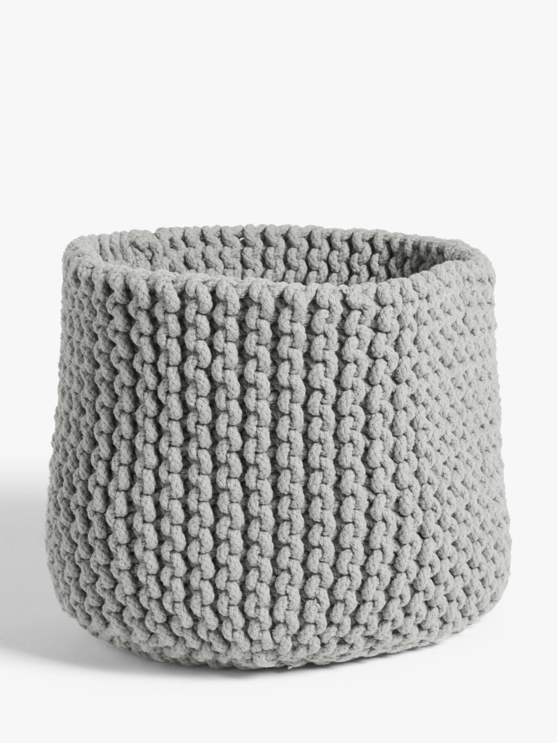 Croft Collection Chunky Knit Storage Basket at John Lewis & Partners