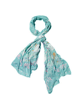 White Stuff You Are My Favourite Scarf, Duck Egg Blue