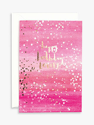 Carte Blanche Happy Birthday Lovely Card