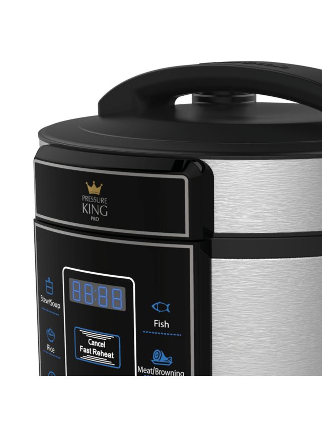 Pressure King Pro 3L Digital Pressure Cooker Black Chrome