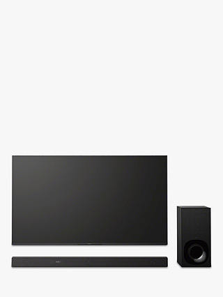 Sony HT-ZF9 Wi-Fi Bluetooth Sound Bar with Dolby Atmos, DTS X, Vertical Surround Engine, High Resolution Audio & Wireless Subwoofer