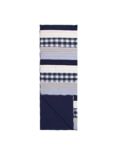 little home at John Lewis Keswick Patchwork Quilt, Midnight Blue