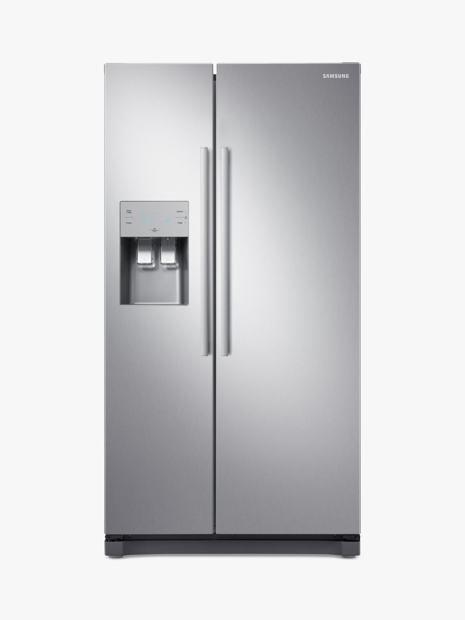 Samsung RS50N3513SL Freestanding American Style Fridge Freezer, A+ Energy Rating, 91cm Wide, Silver