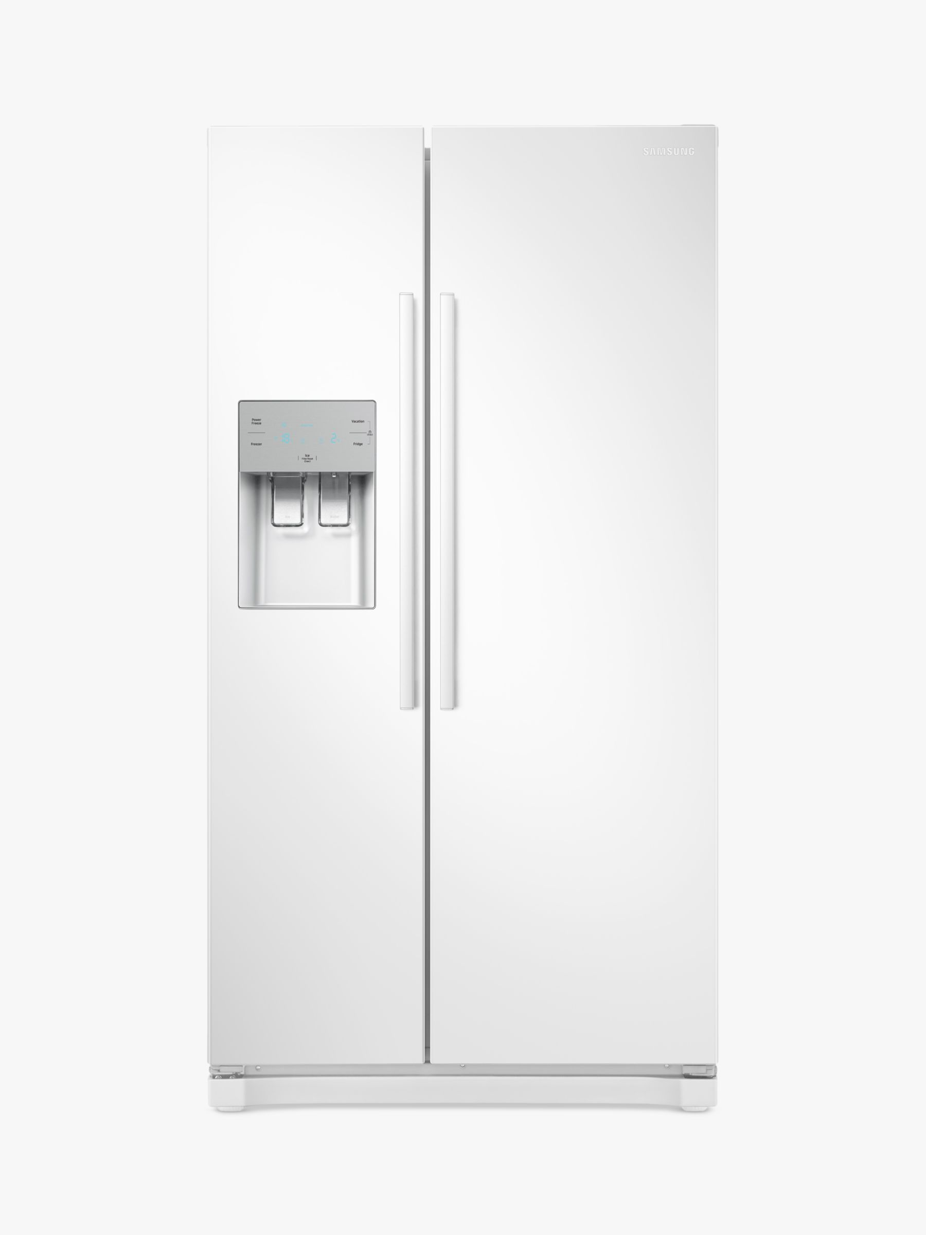 Samsung RS50N3513WW Freestanding American Style Fridge Freezer, A+ Energy Rating, 91cm Wide, White