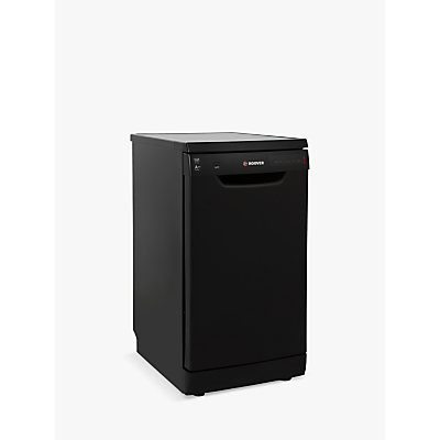 Hoover HDP2D1049B Freestanding Slimline Dishwasher, Black