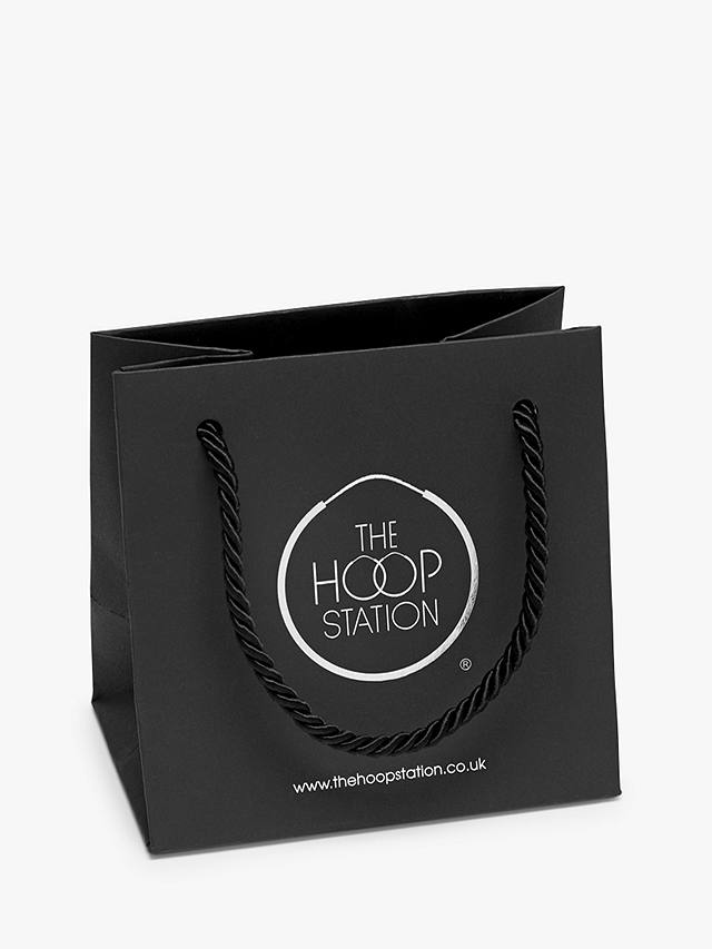 The Hoop Station Chica Latina Small Hoop Earrings, Rose Gold