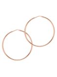 The Hoop Station La Chica Latina Small Hoop Earrings, 4.2cm, Rose Gold