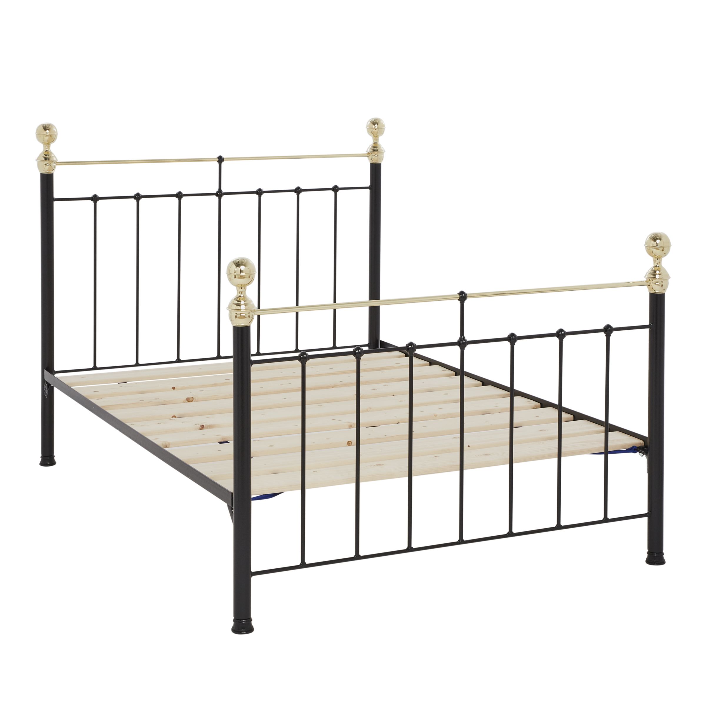 Brass Bed Co Albert Frame, Black Brass Bed Frame