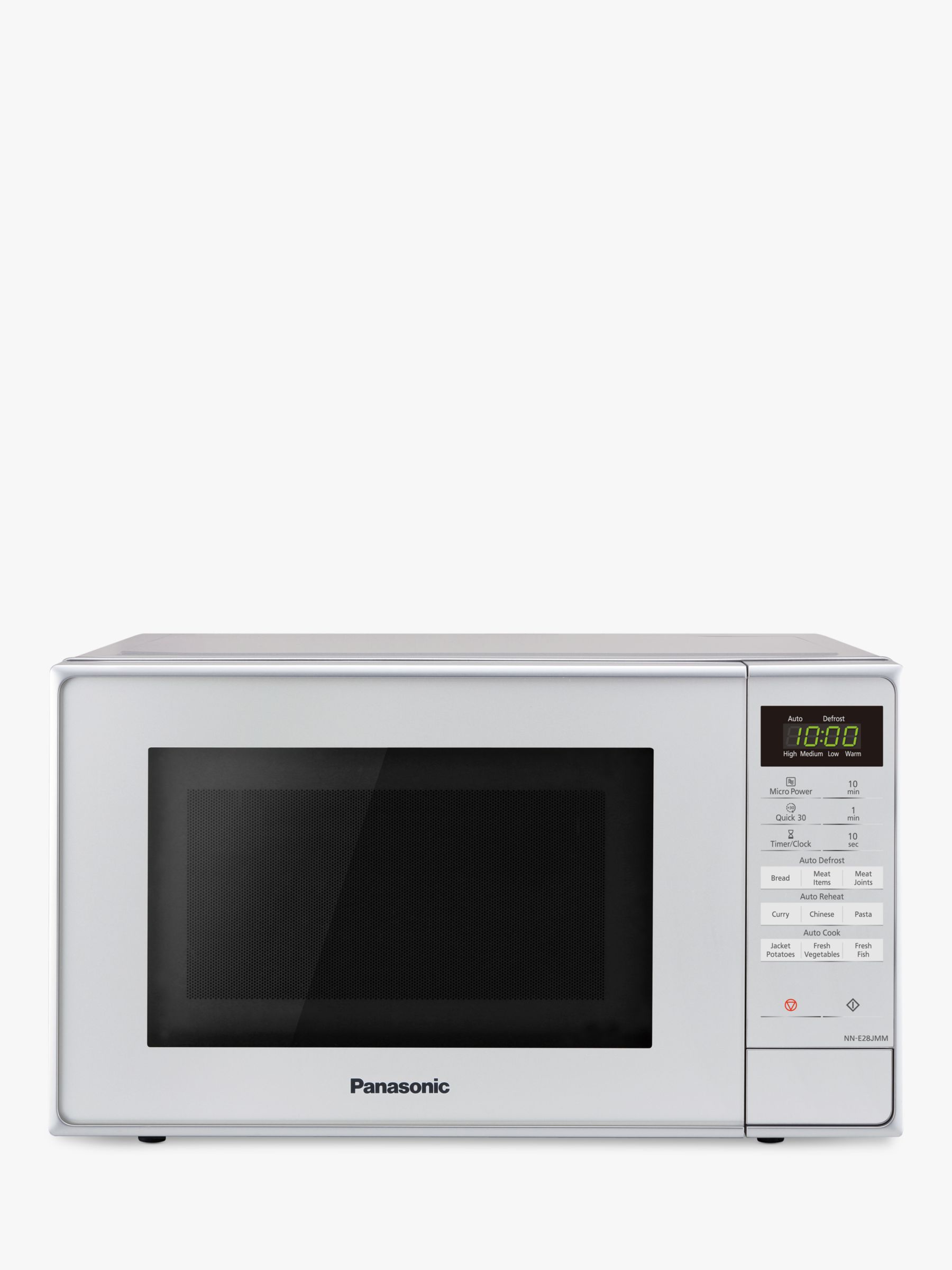 Panasonic Nn E28jmmbpq Freestanding Microwave Silver