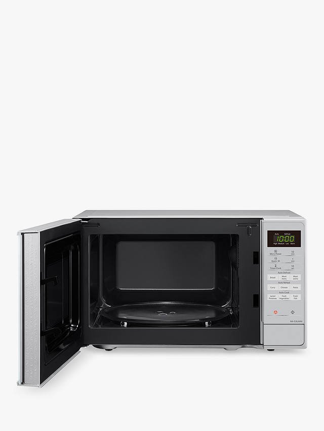 Buy Panasonic NN-E28JMMBPQ Freestanding Microwave, Silver Online at johnlewis.com