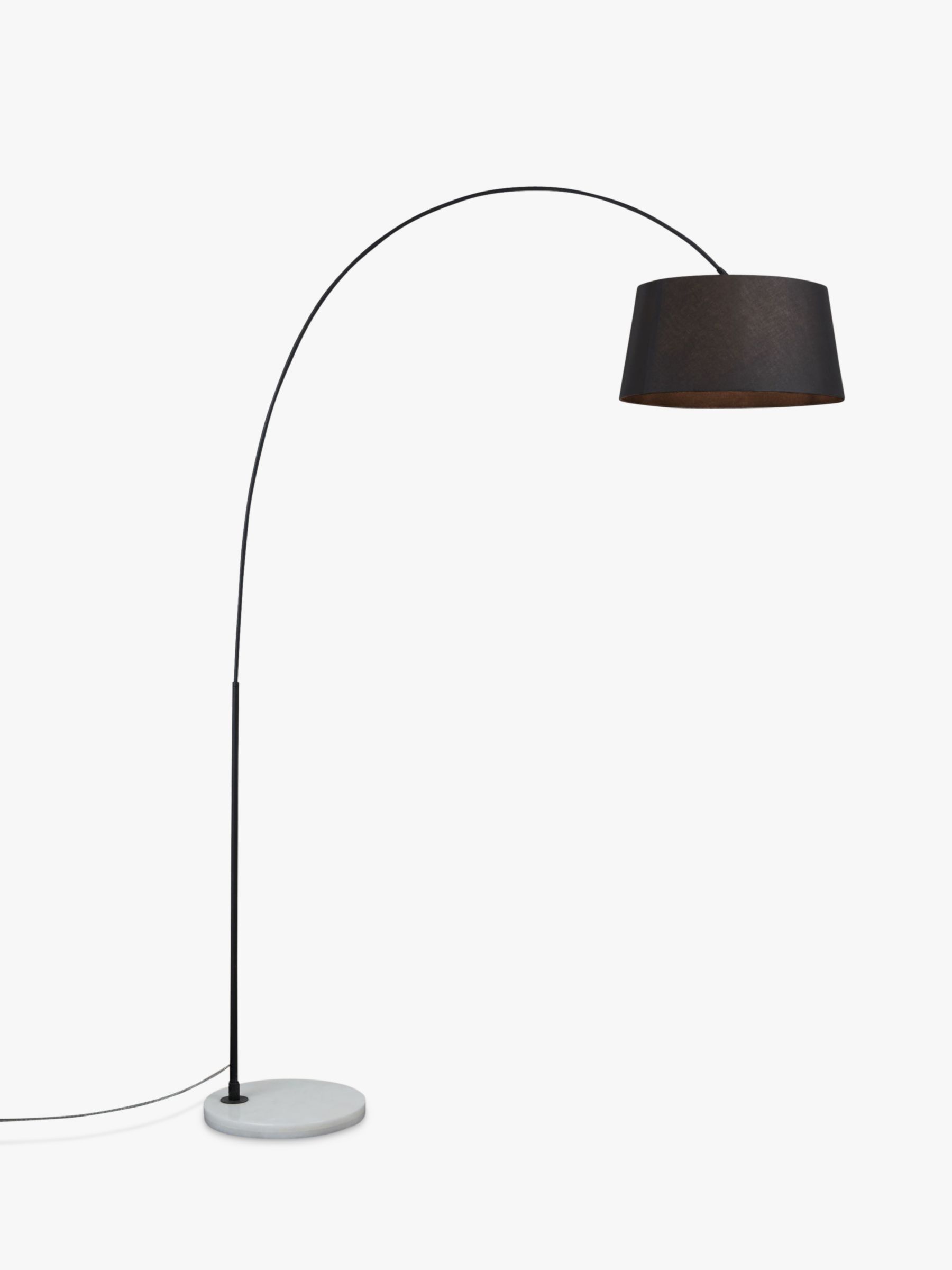 Design Project By John Lewis No 168 Arched Floor Lamp Black At