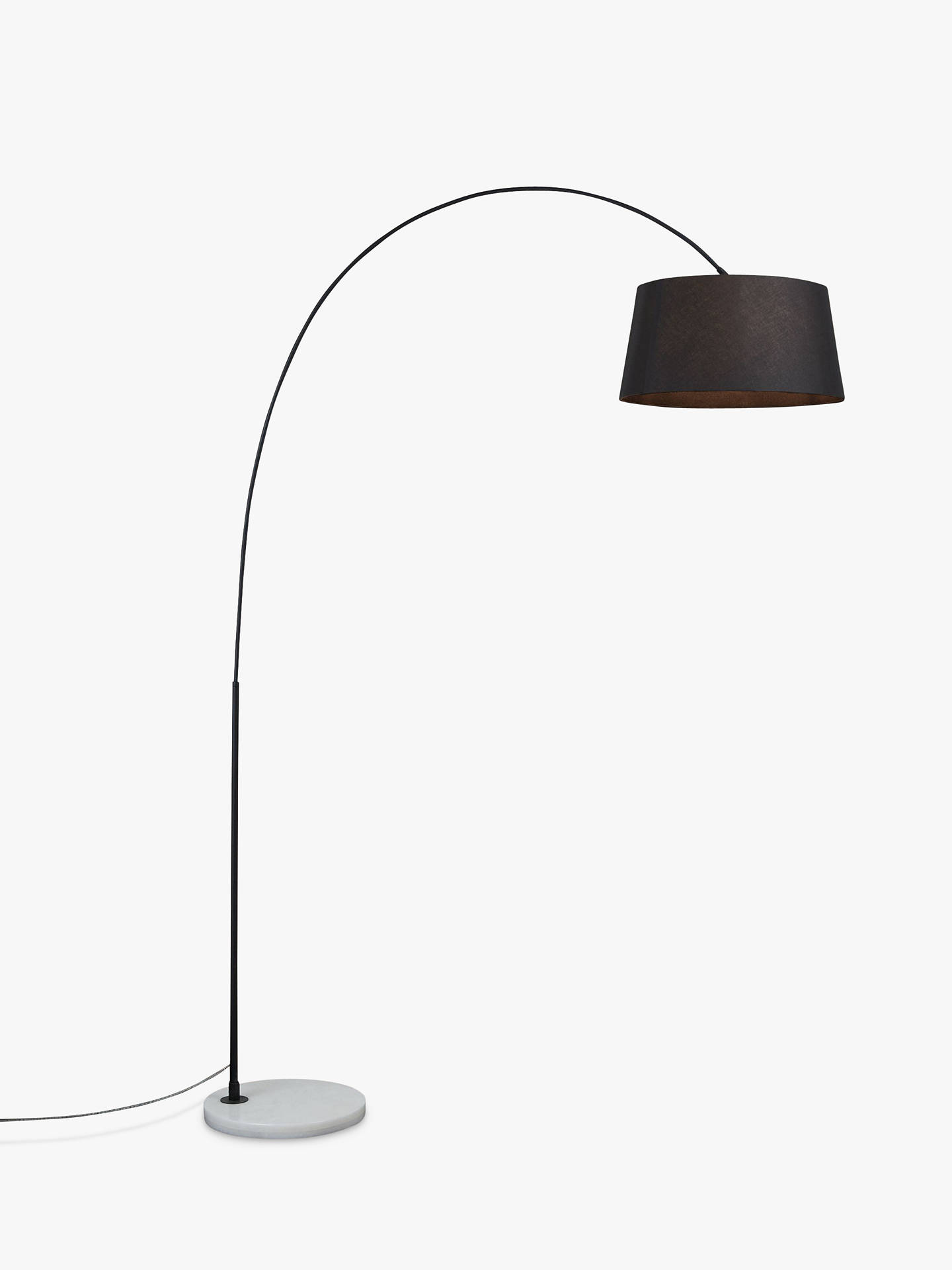 Design Project By John Lewis No 168 Arched Floor Lamp Black At