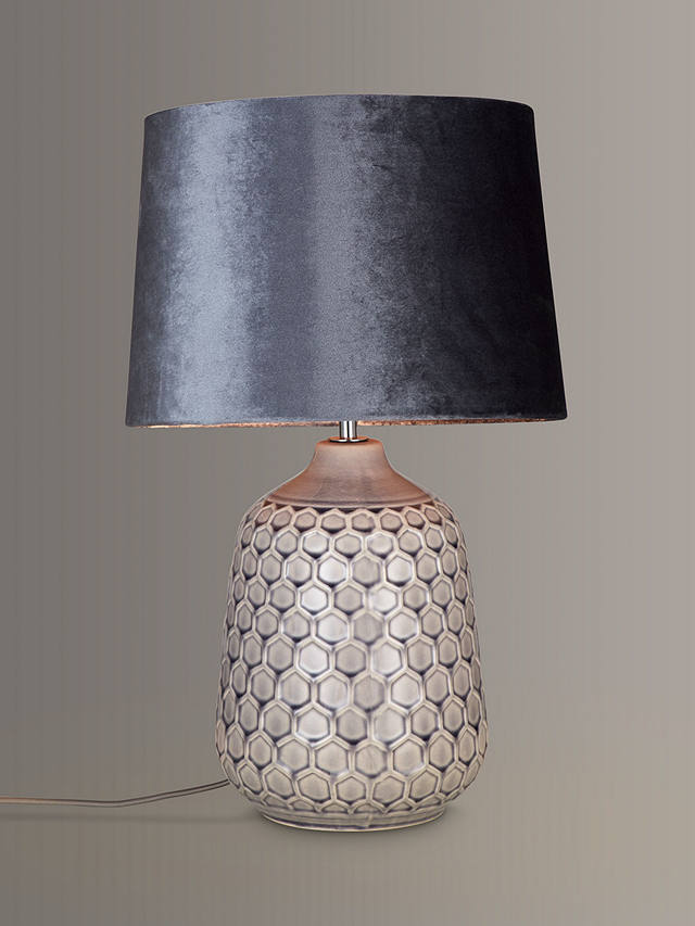 Partners Natalie Ceramic Table Lamp Grey, Ceramic Table Lamps Uk John Lewis