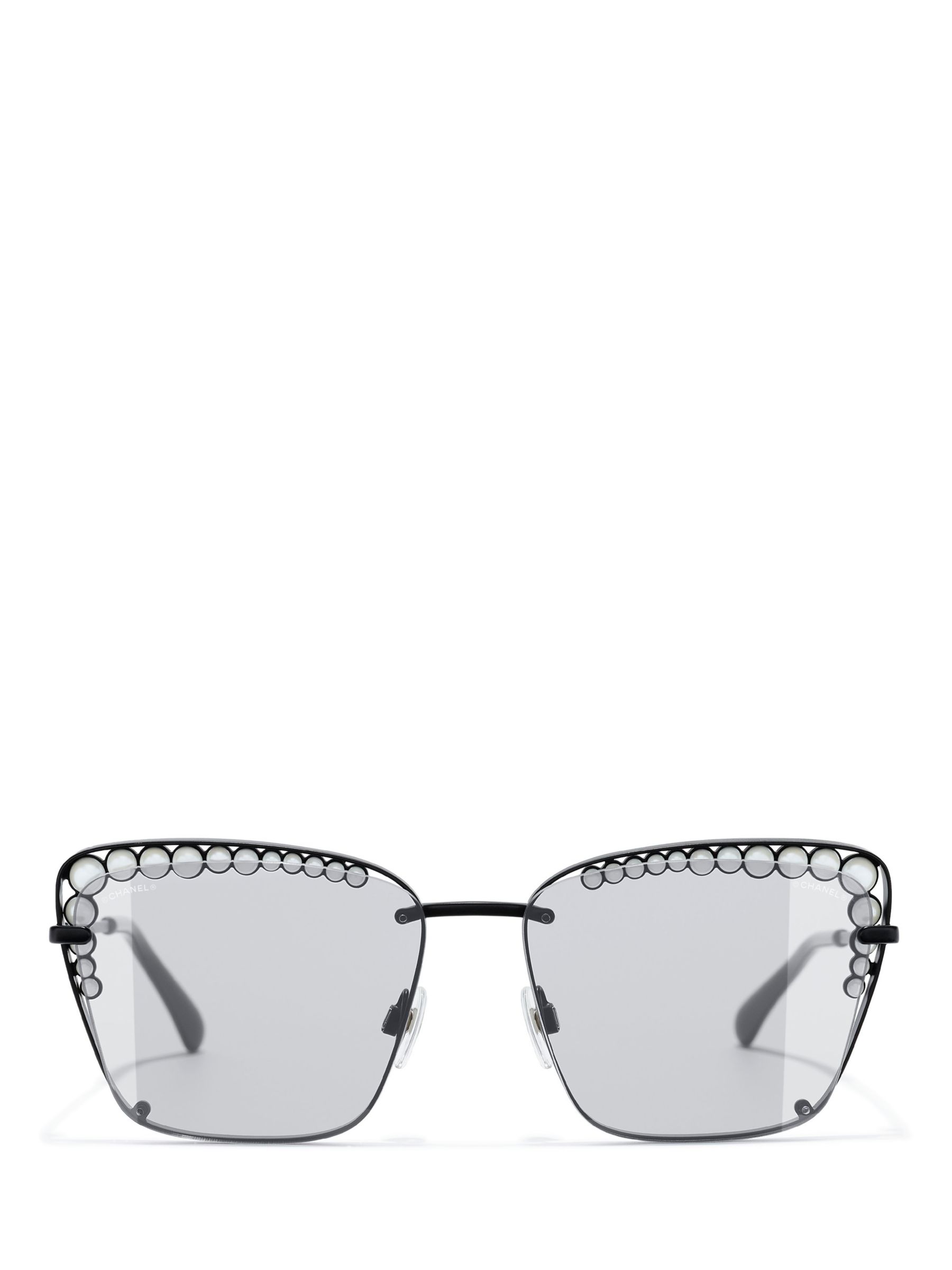 Chanel Square Sunglasses CH5487A 55 Grey & Black & Gold Polarised Sunglasses