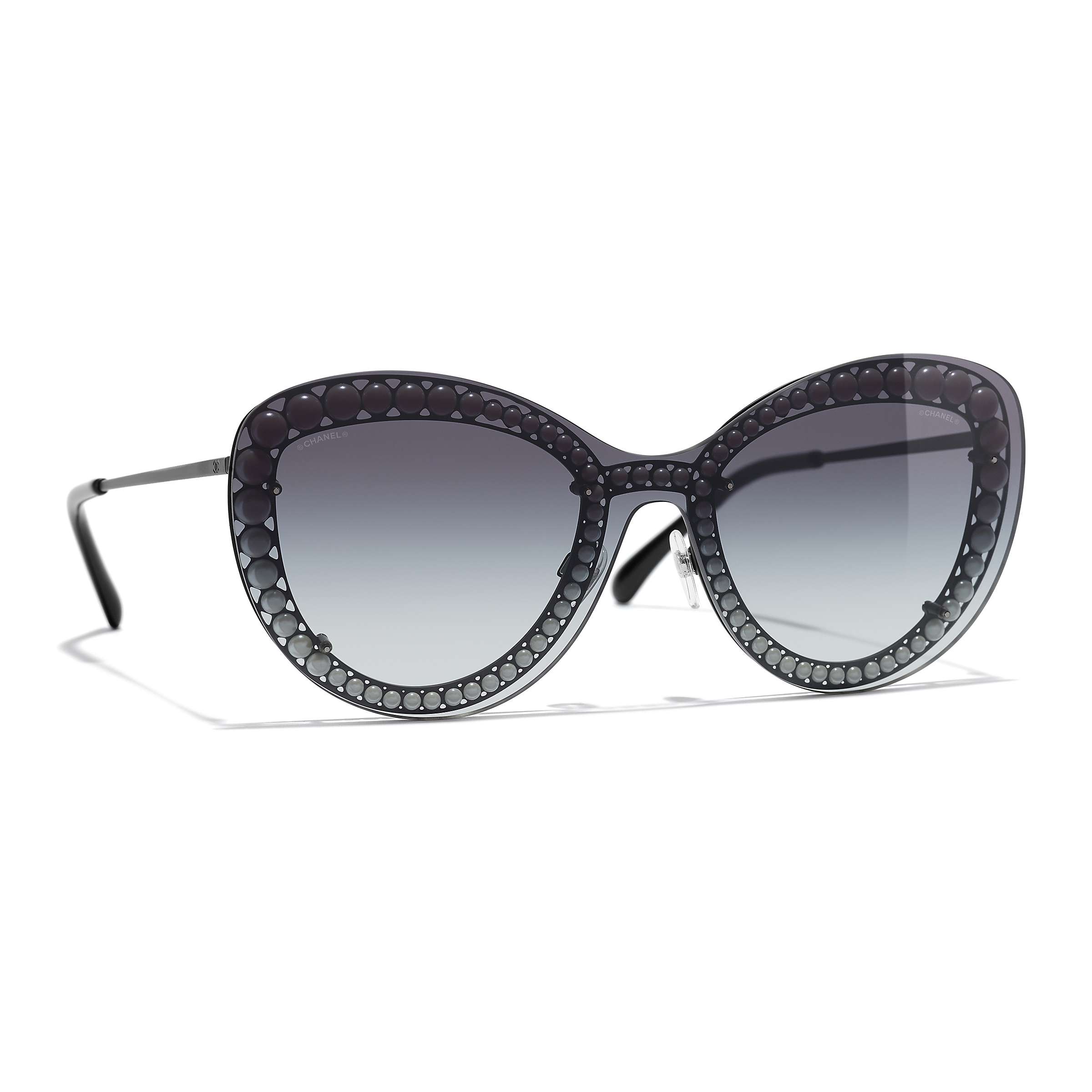 chanel butterfly sunglasses with pearls