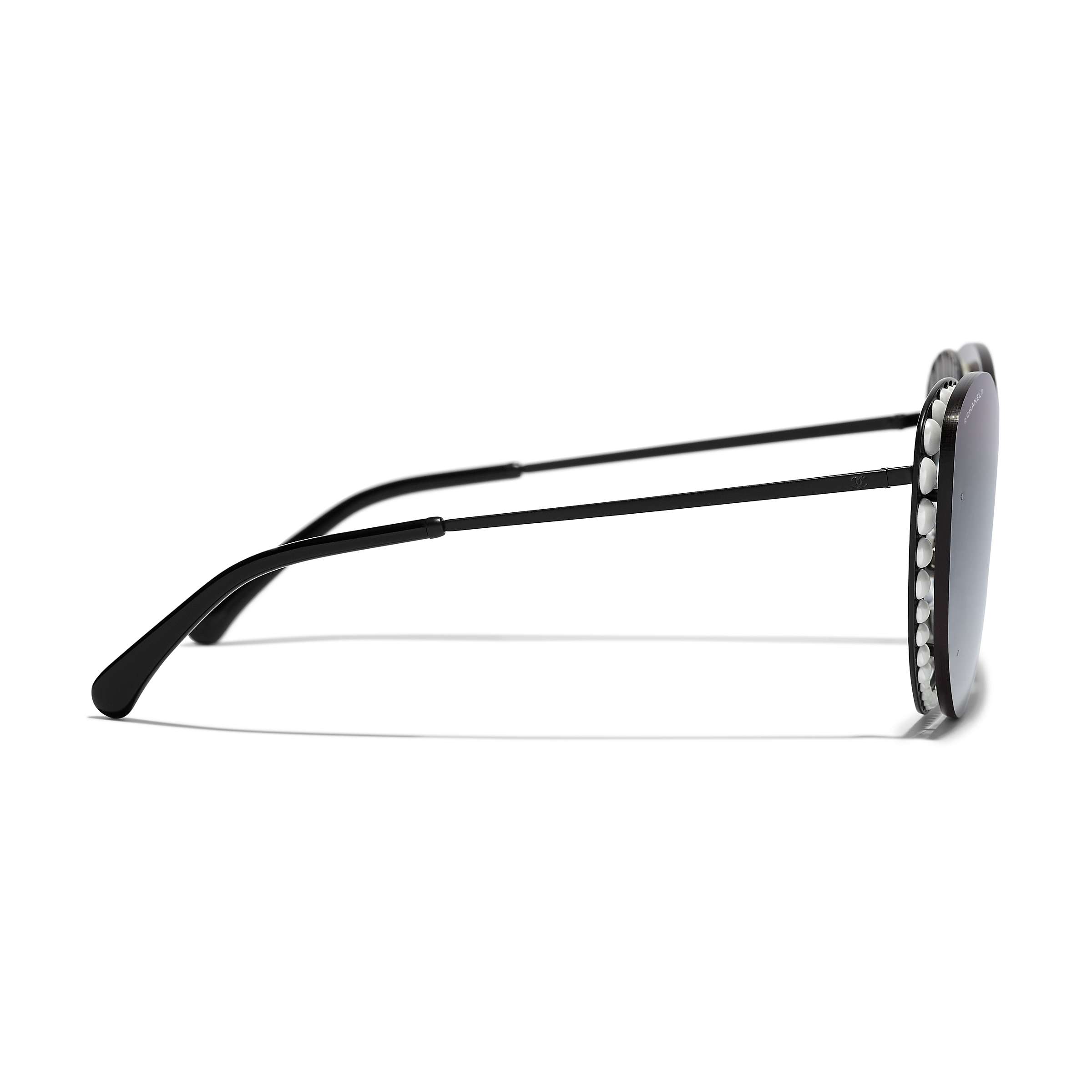 Buy CHANEL Butterfly Sunglasses CH4236H Black Online at johnlewis.com